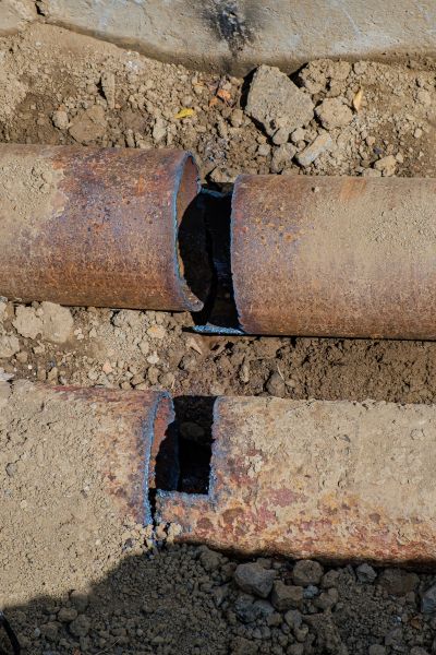 Corroded Pipe Repair in Richmond