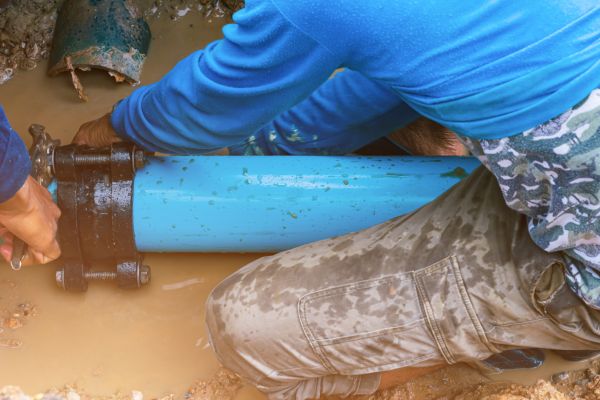 Underground Water Line Repair in Richmond